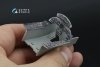 Quinta Studio QDS-32247 F-104C 3D-Printed & coloured Interior on decal paper (Italeri) (Small version) 1/32